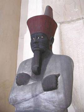 Mentuhotep II, 11th Dynasty, 1st Intermediate,  reigned ca. 2046-2010 B.C.E.,  Museum of Egyptian Antiquities, Cairo (Photo: Jon Bodswworth, 2007)